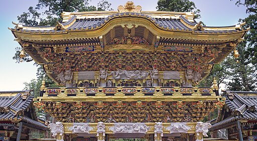 Yomeimon (Gate of Sunlight), Japan; April 2018