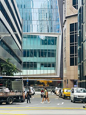 18 Robinson in Raffles Place, Singapore as seen from Telegraph Street