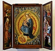 Triptychon der Nachkommen der Heiligen Anna (Triptych of the progeny of Saint Anna) by Hans Fries - Museo correr