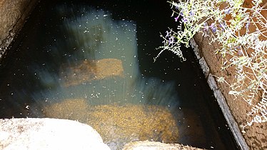 Внатрешноста над гробницата под вода