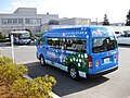 市役所前停留所で発車待ち中の豊田地区方面バス