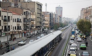 <span class="mw-page-title-main">Enqelab Street</span> Street in Tehran, Iran