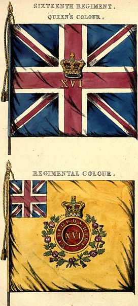 Regimental colours, 1848