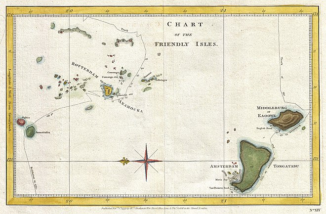 Cook's map of 1777