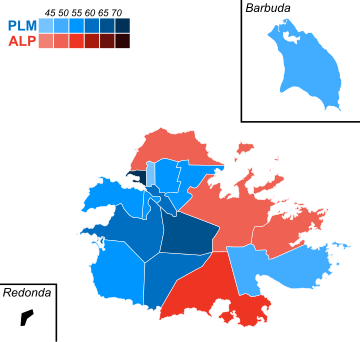 File:1971 Antigua and Barbuda general election - Results by constituency.svg