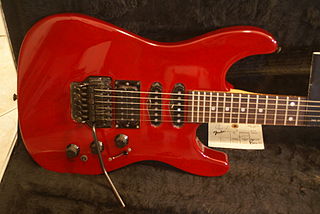 <span class="mw-page-title-main">Superstrat</span> Electric guitar design