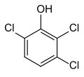 Structure of 2,3,6-trichlorophenol