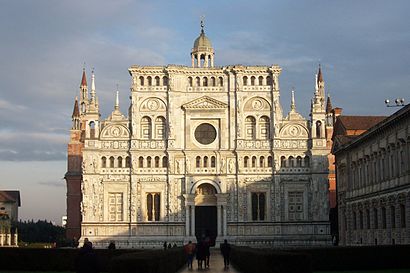 How to get to Certosa di Pavia with public transit - About the place