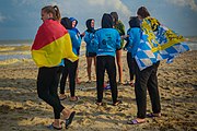 Deutsch: Beach Handball Champions Cup 2018 in Catania (ITA); Tag 3: 3. November – Beach Bazis Schleissheim (GER) English: 2018 Beach Handball Champions Cup in Catania (ITA; Day 3: 3 November – Beach Bazis Schleissheim (GER)