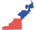 2020 Congressional election in Illinois' 1st district by county