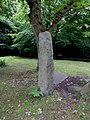 20th century grave with runes, at Holy Innocents churchyard in High Beach.