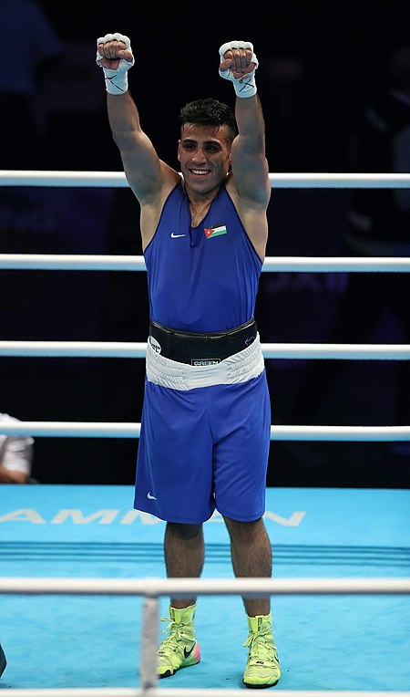 2 - لاعب المنتخب الأردني ، حسين عشيش ، المتأهل إلى أولمبياد طوكيو ٢٠٢٠.jpg