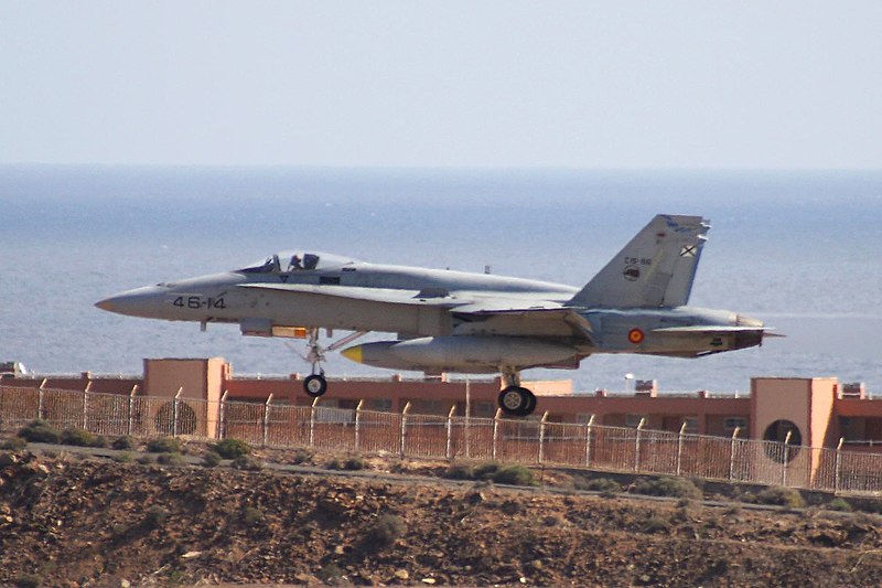 File:46-14 F.18 Hornet Spanish Navy LPA 20JAN10 (4380341742).jpg