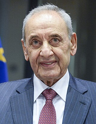 <span class="mw-page-title-main">Nabih Berri</span> Lebanese politician