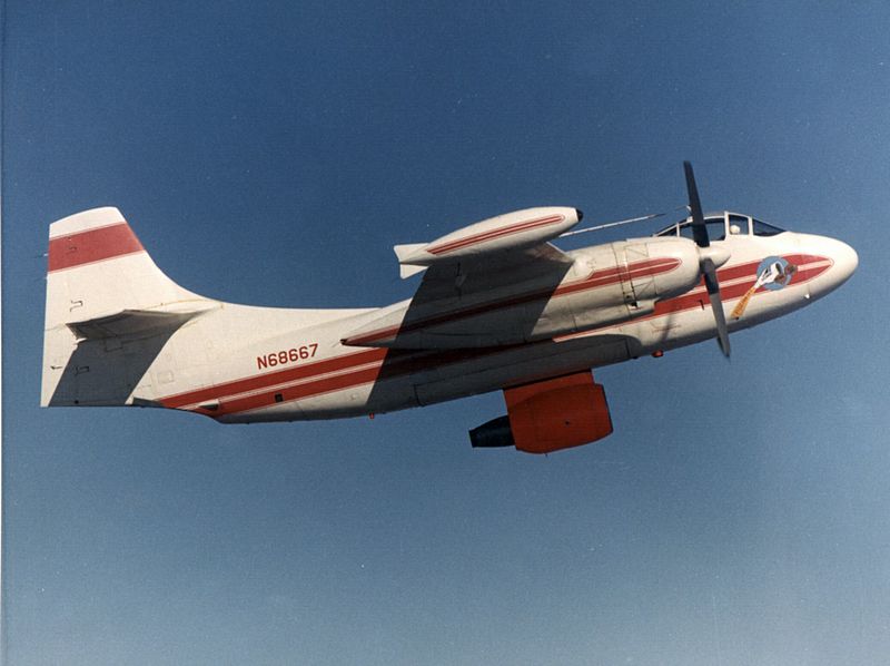 File:AJ-2 Savage test bed for Lycoming engines in flight.jpeg