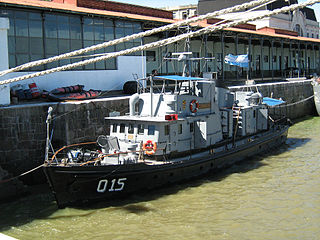 ARA <i>Cormorán</i> Hydrographic survey vessel, in service with the Argentine Navy since 1964.