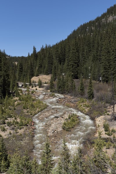 File:A rushing creek below the "Million Dollar Highway" between Silverton and Ouray, high in the San Juan Mountains of southwestern Colorado LCCN2015632283.tif