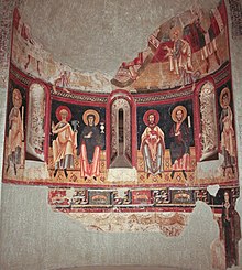 Absis de Sant Pere del Burgal, 11th c. fresco.jpg