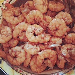 Adobong hipon (shrimp)