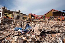 Aftermath of the 2017 Chiapas earthquake in the Istmo region. Aftermath of the 2017 Chiapas earthquake.jpg