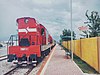 A train at Kashar station in 2015