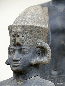 Anlamani Black Pharaoh (Dukki Gel ) Cache, Kerma Museum, Sudan.jpg