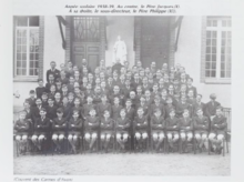 Photo de classe du Petit collège d'Avon