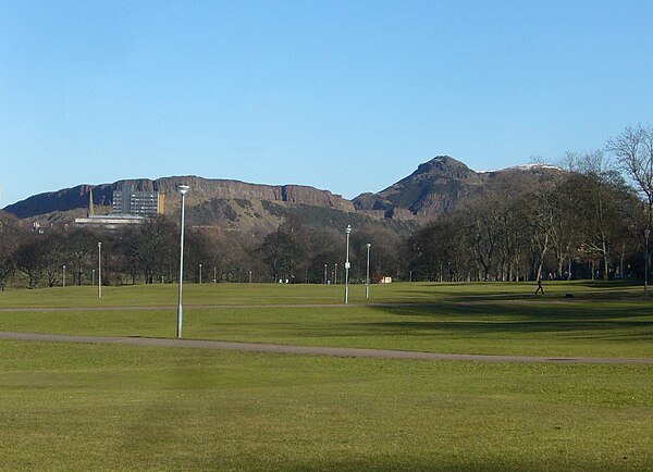 Arthur's Seat seen from the old Burgh Muir