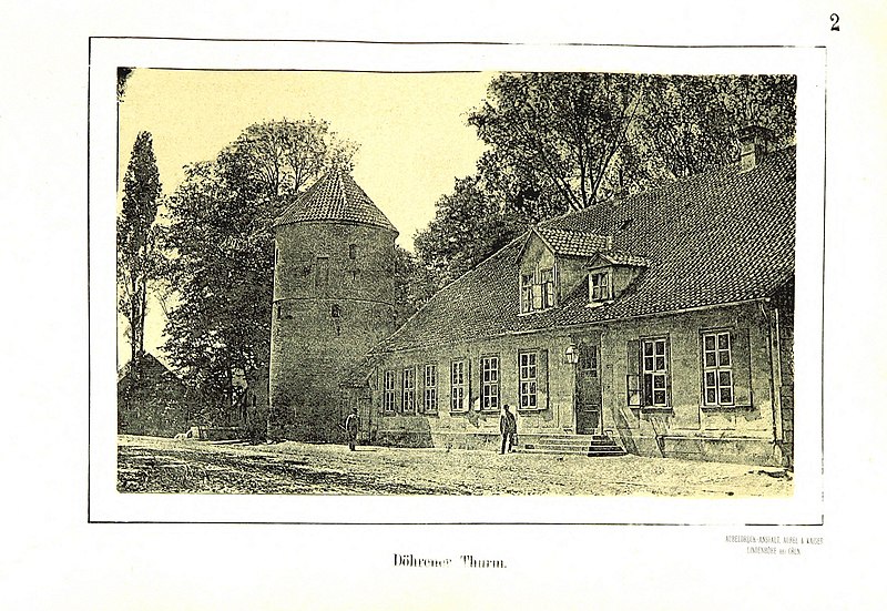 File:Aus Hannovers Vorzeit. Ein Beitrag zur deutschen Cultur-Geschichte ... Mit 23 photolithographischen Abbildungen, etc., 002 Döhrener Thurm (Döhrener Turm, Fotografie um 1883 und früher).jpg