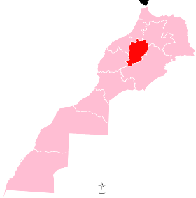 Béni Mellal-Khénifra region locator map.svg