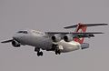 トルコ航空のアブロ RJ100　テールコーンが開いているのが解かる。