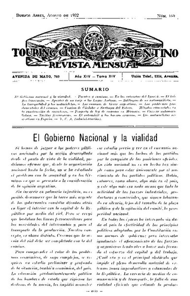 File:BaANH50091 Touring Club Argentino (agosto 1922. Num. 160. Año XIV-Tomo XIV).pdf