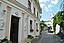 the small lane Bachpromenade in Sassnitz, Rügen