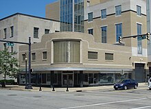 Intersection facing of the Baker Building Baker Building, Erie, Pennsylvania.jpg