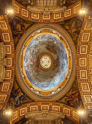 Dome of the Chapel of the Choir in Saint Peter's Basilica, Vatican City