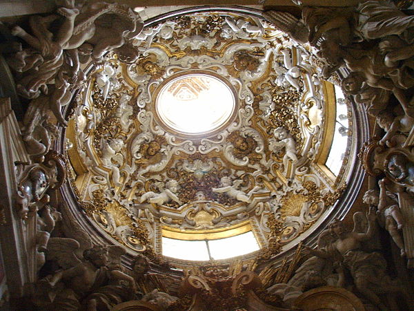 Ceiling in the Servite mother church, Santissima Annunziata, Florence