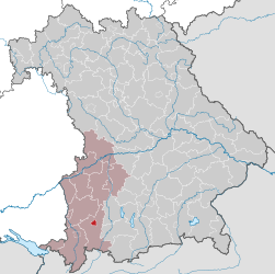 Kaufbeuren - Mapa