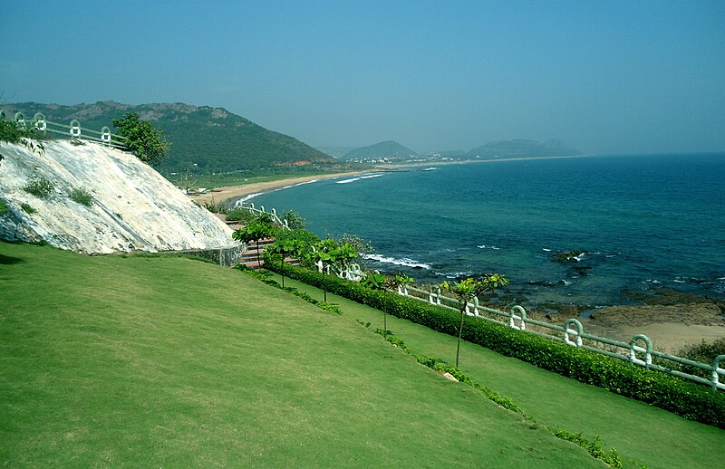 File:Beach view at Tenneti Park in Visakhapatnam.JPG