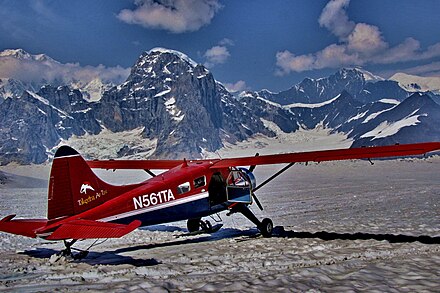 A bush plane in Alaska