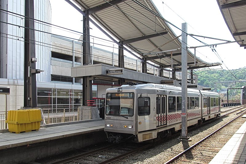 Blue Line car stops