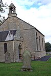 Bonkylský kostel (Church of Scotland) Včetně hřbitova, hraničních zdí, kvadrantových zdí, branníků a bran