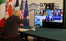 Johnson hosts virtual G7 meeting in February 2021 Boris Johnson hosts virtual G7 meeting (2).jpg