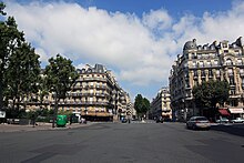 Boulevard Raspail crossing rue de Sevres and rue de Babylone. Sevres-Babylone metro station at the left. Boulevard-raspail-crossing-rue-de-Sevres.jpg