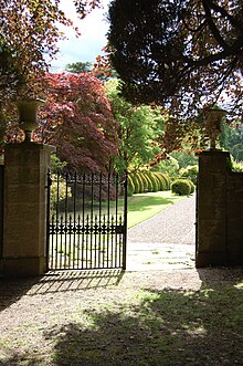 A garden gate at Brechin Castle Brechin Castle Garden Gate.JPG