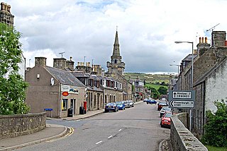 Strichen village in the United Kingdom