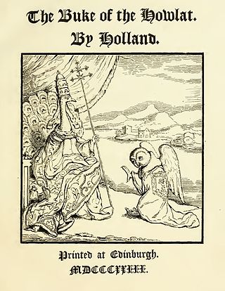 <span class="mw-page-title-main">Buke of the Howlat</span>