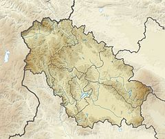 Mapa lokalizacyjna obwodu Pernik
