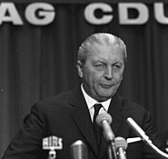 Kurt Georg Kiesinger CDU 1. Dezember 1966 bis 21. Oktober 1969