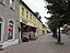 Blick von der Kreuzung Burgstraße/Ratswall/Teichwall in die Burgstraße nach Süden auf die östliche Straßenseite