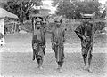 Korbafo chief with warriors, 1900.